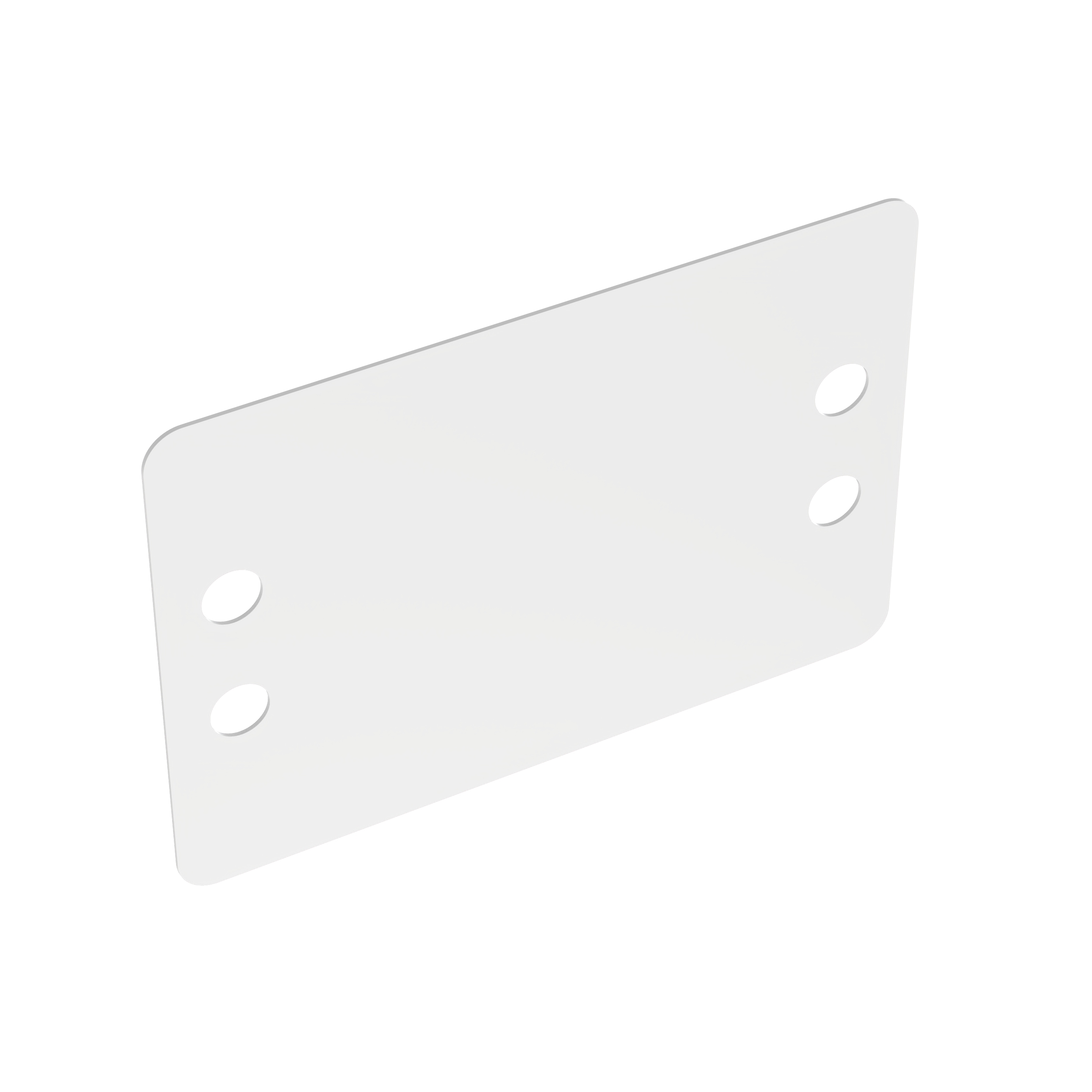 MP250W175-M Marker Plate, White, PA 6.6, Cable Tie, 2.5x1.75", PK1000
