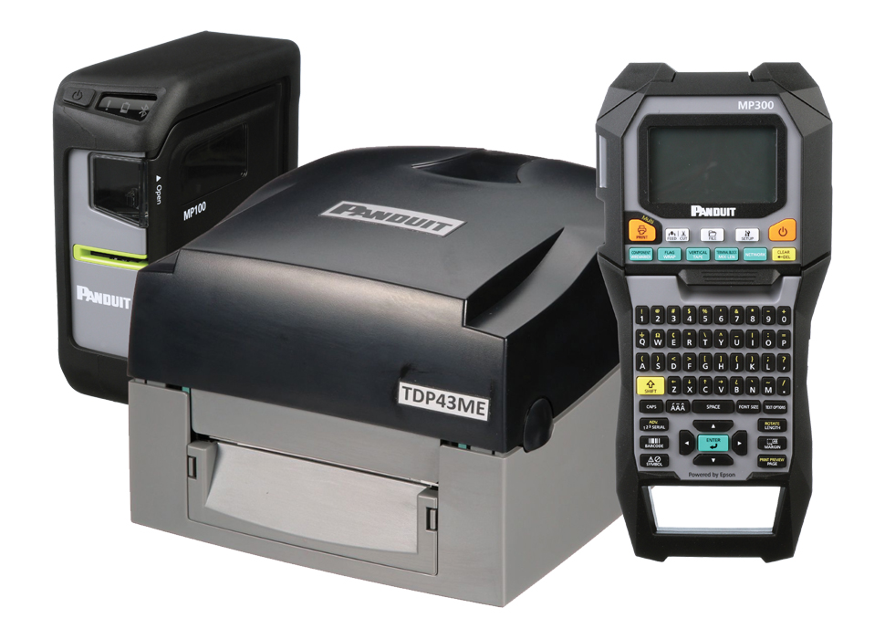 Panduit's full-line of labeling products, labeling softwares, and printers