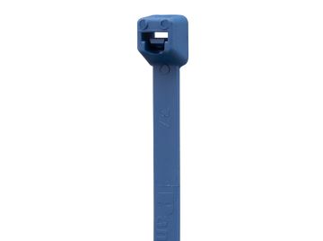 Close up of the Metal Detectable Polypropylene Premium Locking Cable Tie